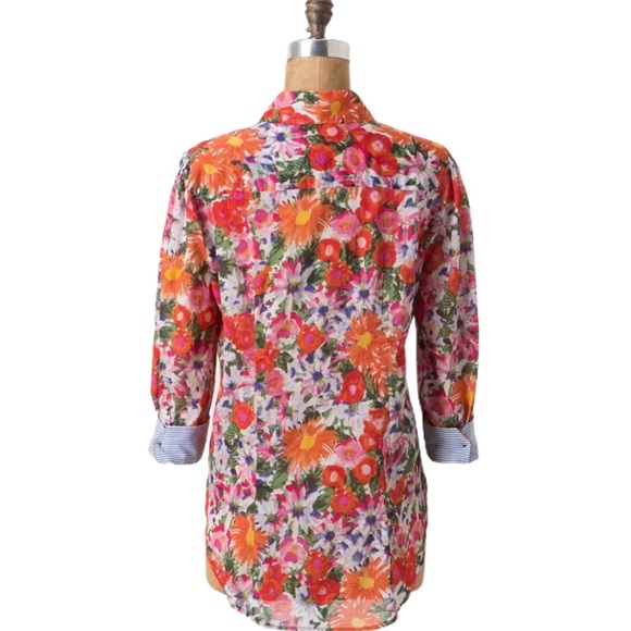 Anthropologie HD In Paris Floral Top - Picture 2 of 9